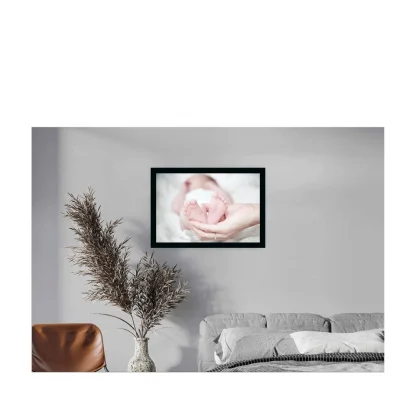 Baby Photo Painting with Synthetic Photo Frame (Multicolor) - Image 2