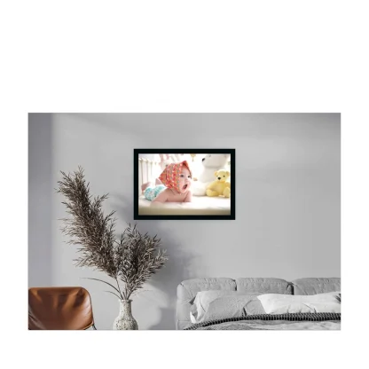 Baby Photo Painting with Synthetic Photo Frame (Multicolor) - Image 2