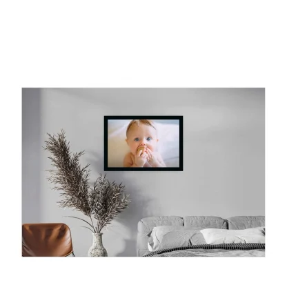 Baby Photo Painting with Synthetic Photo Frame (Multicolor) - Image 2