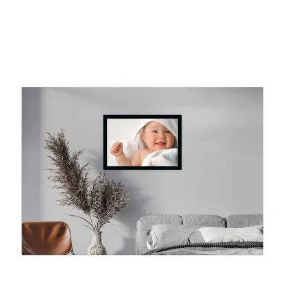 Baby Photo Painting with Synthetic Photo Frame (Multicolor) - Image 2