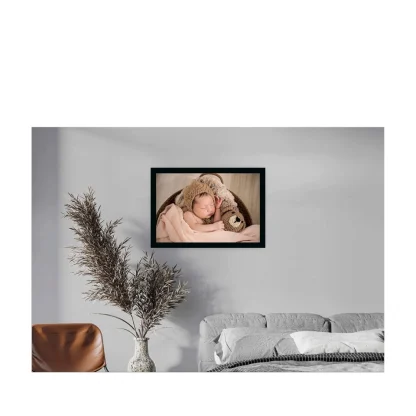 Baby Photo Painting with Synthetic Photo Frame (Multicolor) - Image 2