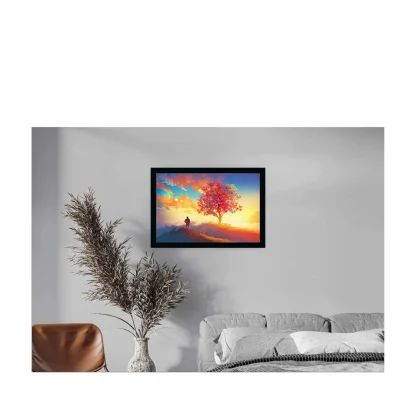 ree Painting Painting with Synthetic Photo Frame (Multicolor) - Image 2