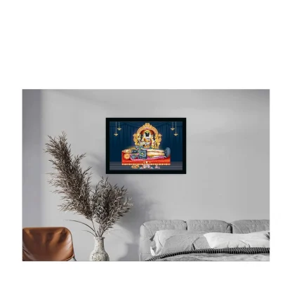 Religious Painting with Synthetic Photo Frame (Multicolor) - Image 2