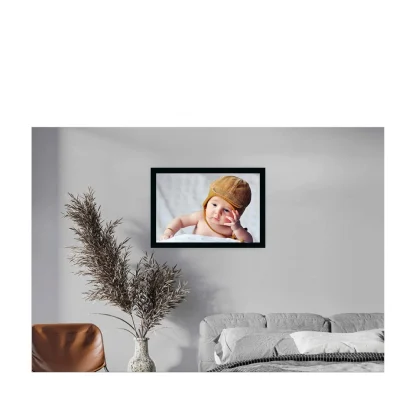 Baby Photo Painting with Synthetic Photo Frame (Multicolor) - Image 2