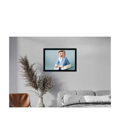 Baby Photo Painting with Synthetic Photo Frame (Multicolor) - Image 2