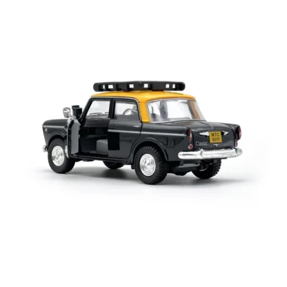 Plastic Bombay Ambassador Taxi Car (Black) - Image 4