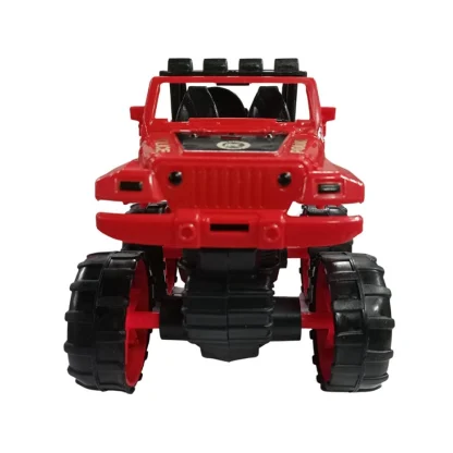 Plastic Powered Jumping Police Jeep Car (Assorted) - Image 5