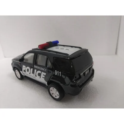 Plastic Police Interceptor Car (Black) - Image 2