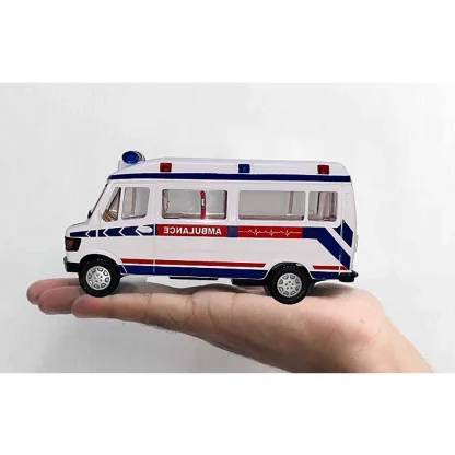 Plastic Ambulance Emergency Medical Technicians Bus Suv Car (White) - Image 3