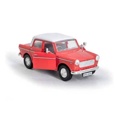 Plastic Toy Model Fiat Openable Doors Pull Back Action Collectible Car (Red) - Image 3