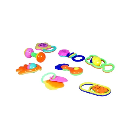 Plastic Non Toxic Rattle Set For Babies  (Multicolor) - Image 4