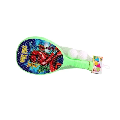 Plastic Racket Set For Kids Indoor Outdoor Table Tennis (Red) - Image 2