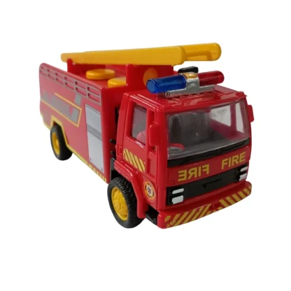 Plastic Fire Tender Truck  (Red) - Image 2