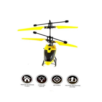 Plastic Radio Remote Control Hand Sensor Helicopter With Usb Charging (assorted) - Image 4