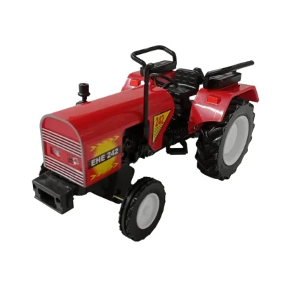 Plastic Farmer Tractor Pull Back Action Mini Vehicle (Assorted)