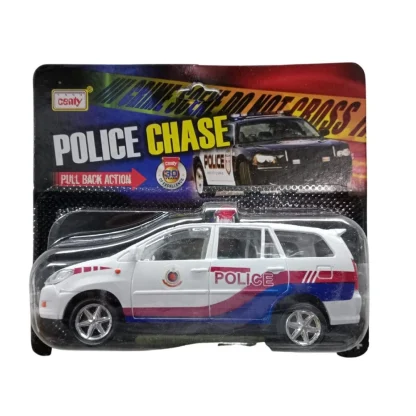 Plastic Police Chess Vehicle (White) - Image 2