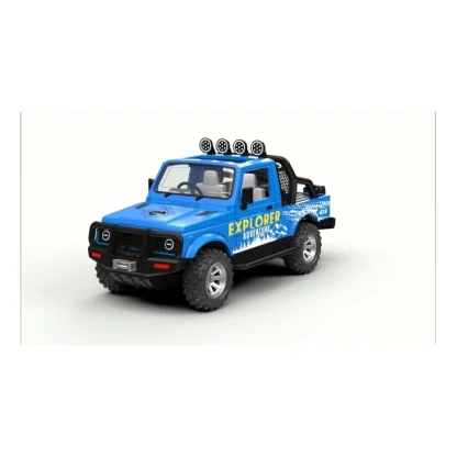 Plastic Maruti Gypsy Sports Die Cast Model Open Ranger Jeep (Assorted) - Image 3