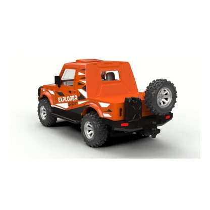 Plastic Maruti Gypsy Sports Die Cast Model Open Ranger Jeep (Assorted) - Image 2