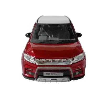 Plastic Brezza Red  White Suv Car For Kids (Red) - Image 3