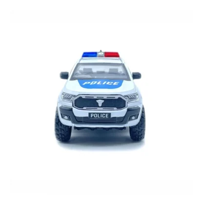 Plastic Police Car For Kids (White) - Image 5