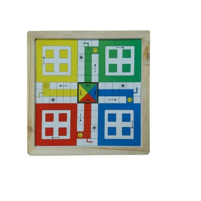 Plastic Front And Back Ludo And Chess Board Games For Kids (Multicolor) - Image 2