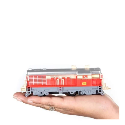 Plastic Passenger Toy Train Set With Railway Track For Kids (Assorted) - Image 5