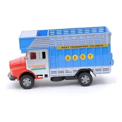 Plastic Resque Truck In Suv Car (Blue & Red) - Image 2