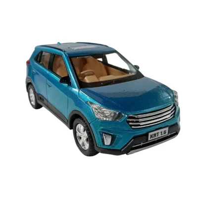 Plastic Pull Back Action Model Car (Blue) - Image 3