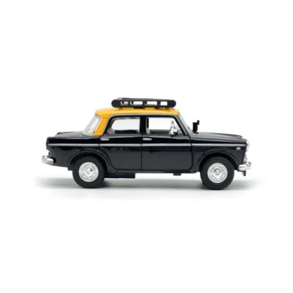 Plastic Bombay Ambassador Taxi Car (Black) - Image 3