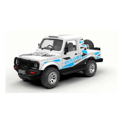 Plastic Maruti Gypsy Sports Die Cast Model Open Ranger Jeep (Assorted) - Image 3