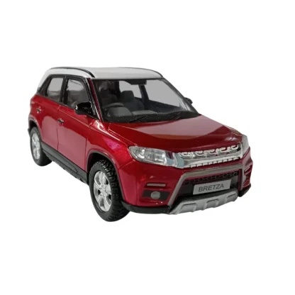 Plastic Brezza Red  White Suv Car For Kids (Red) - Image 5