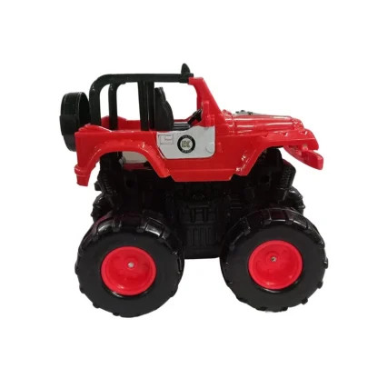 Plastic Powered Jumping Police Jeep Car (Assorted) - Image 6