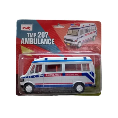 Plastic Ambulance Emergency Medical Technicians Bus Suv Car (White) - Image 2