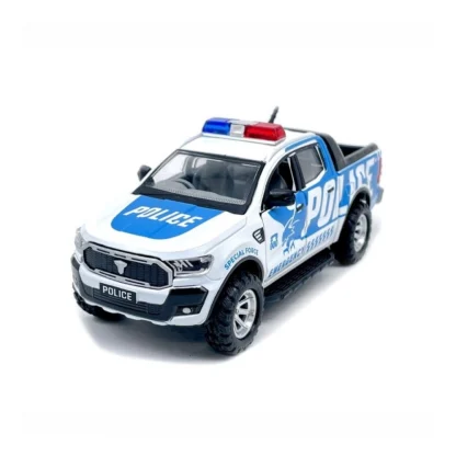 Plastic Police Car For Kids (White) - Image 4