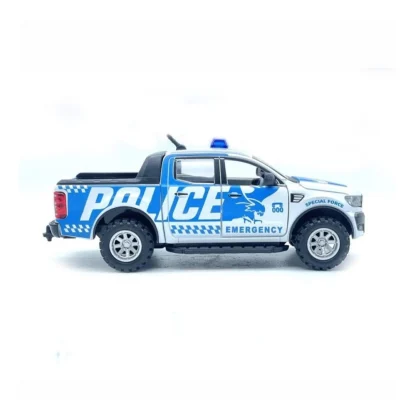 Plastic Police Car For Kids (White) - Image 6