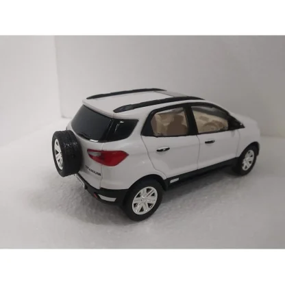 Plastic Pull Back Action Sports Echo Suv Model Car (White) - Image 2