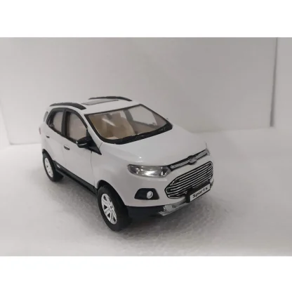 Plastic Pull Back Action Sports Echo Suv Model Car (White) - Image 4