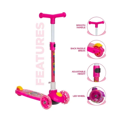 Plastic Height Adjustable Foldable Scooter (Assorted) - Image 6