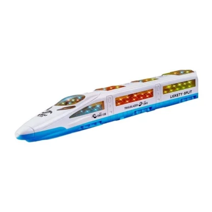 Plastic 3D Light  Sound Auto Moving System Emu Speed Train (Assorted) - Image 2