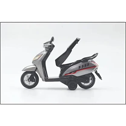 Plastic Pullback Activa Scooter (White) - Image 5