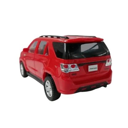 Plastic Pull Back Action Suv Fortuner (Red) - Image 6