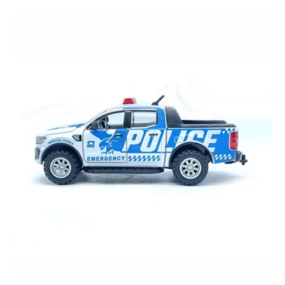 Plastic Police Car For Kids (White) - Image 3