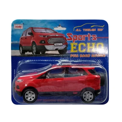 Plastic Sports Echo Toy Car Kids (Red) - Image 6