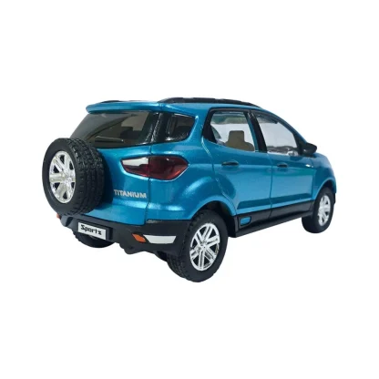 Plastic Pull Back Action Sports Echo Suv Model Car (Blue) - Image 3