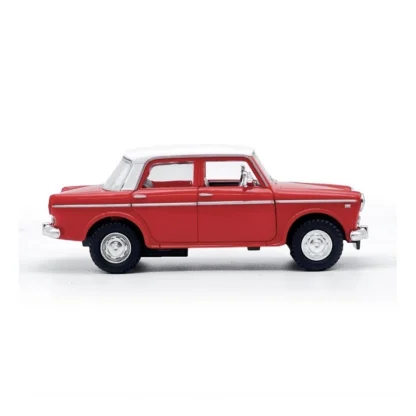 Plastic Toy Model Fiat Openable Doors Pull Back Action Collectible Car (Red) - Image 2