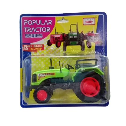 Plastic Construction Farm Tractor (Green) - Image 5