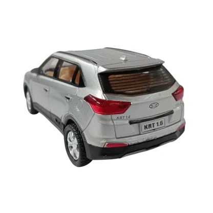 Plastic Pull Back Action Model Car (Silver) - Image 4