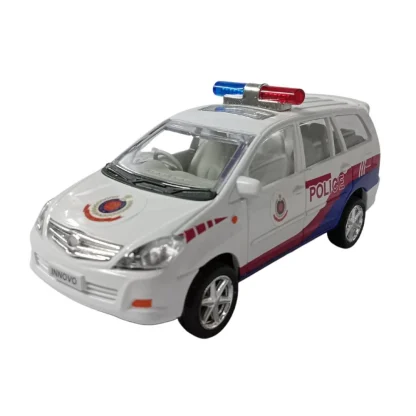 Plastic Police Chess Vehicle (White)