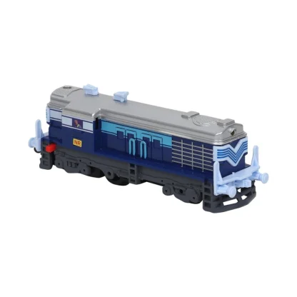 Plastic Passenger Train Set With Tracks For Kids (Blue) - Image 5