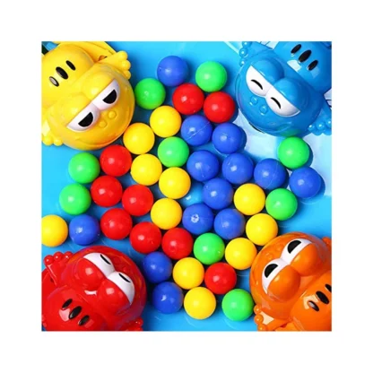 Plastic Frog Eat Beans Game4 Players (Multicolor) - Image 5